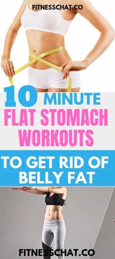 flat stomach workouts to burn belly fat
