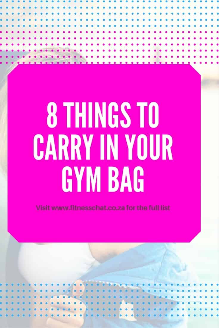 8 things to carry in your gym bag