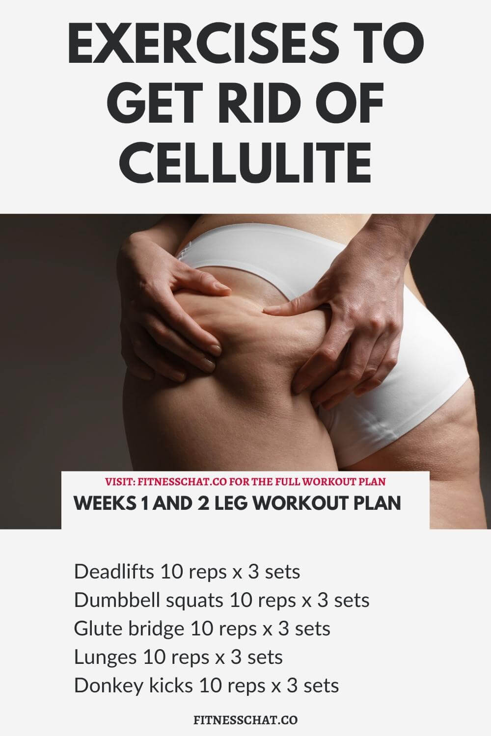 Exercises to get rid of cellulite