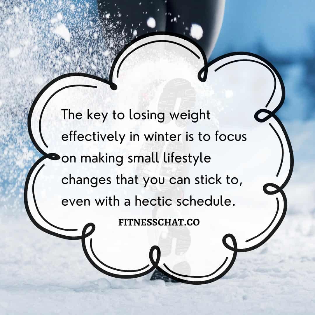 How to lose weight effectively in winter