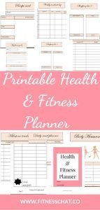 Printable Health and Fitness Planner to Help You Smash Your Goals