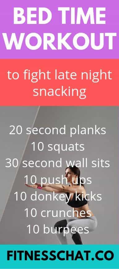 Mini Workout before Bed. Bed time workout for weight loss and to stop you eating out boredom 