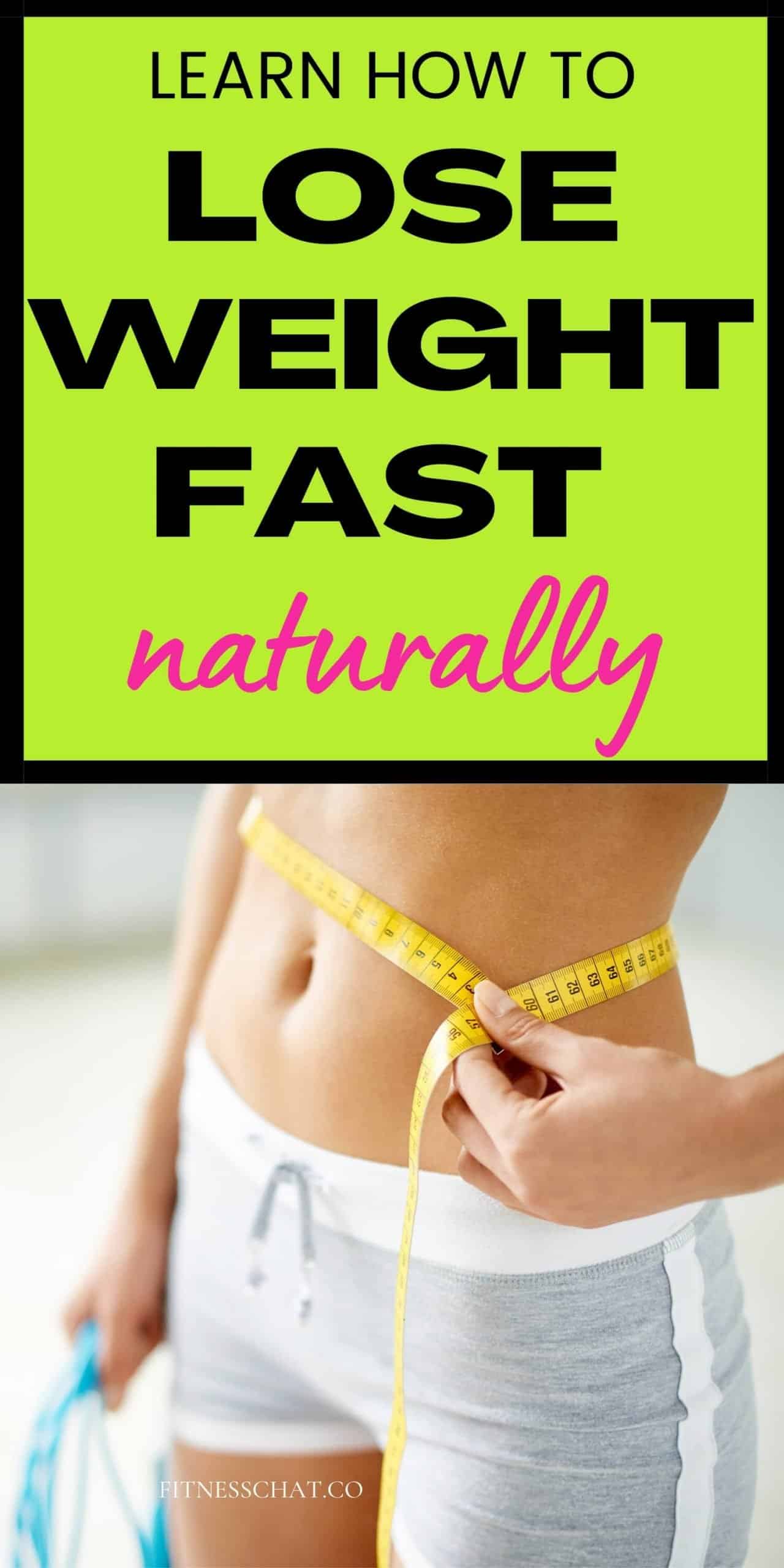 How to lose weight fast naturally and permanently in 12 easy steps