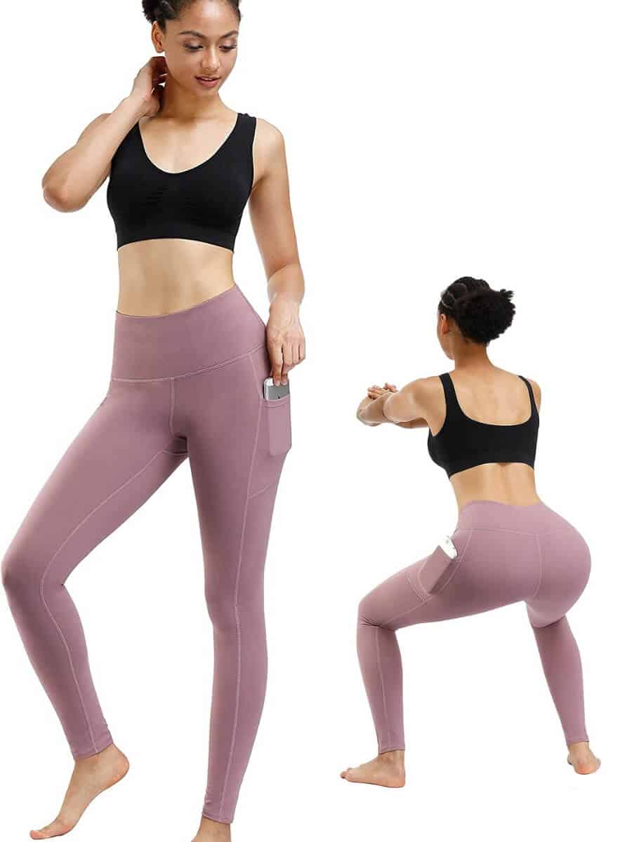 Best non see through workout leggings with pockets Fengbay Leggings