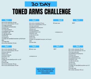 30 day arms challenge