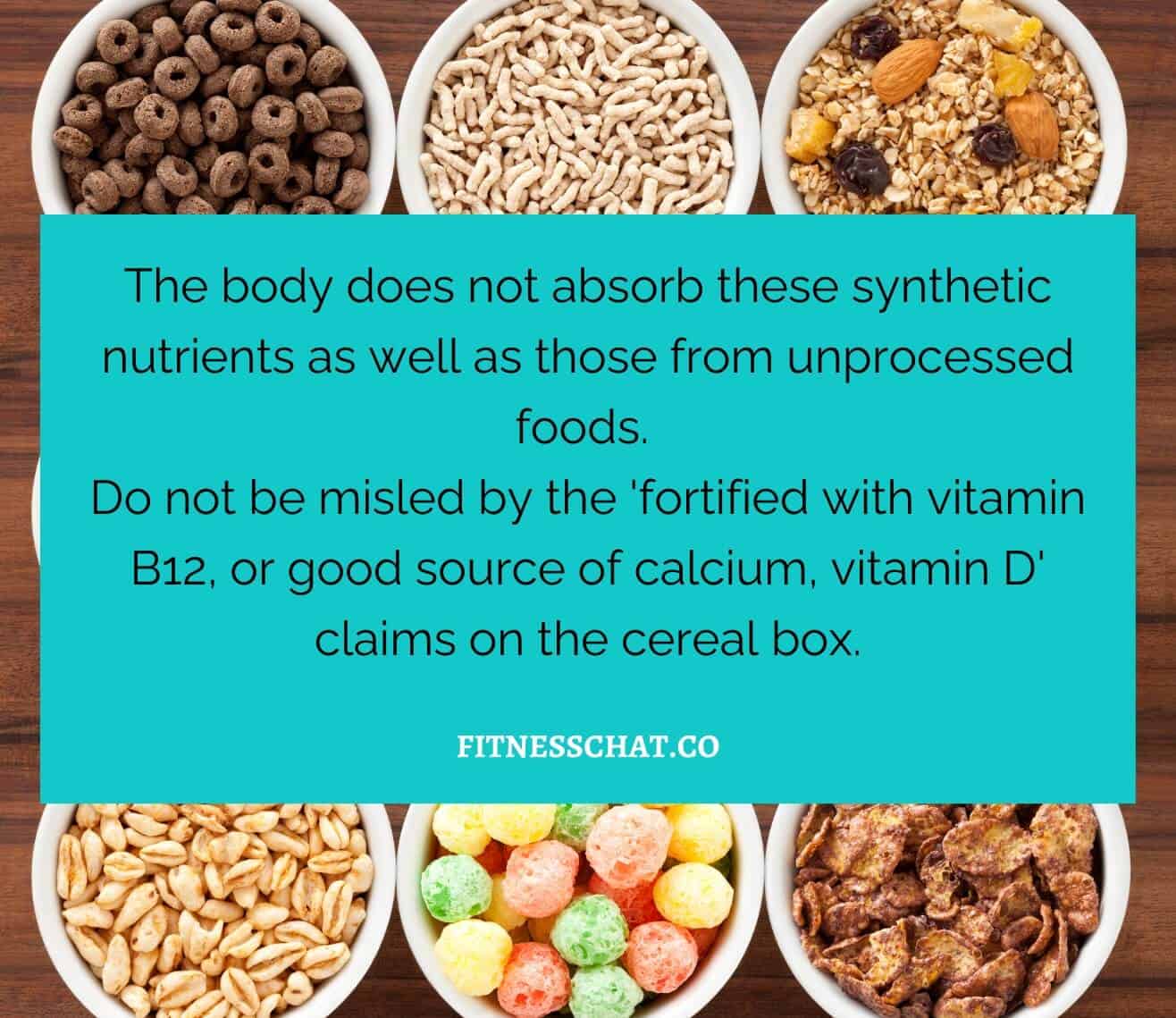 Breakfast cereals are some of the Foods to avoid when losing belly fat 