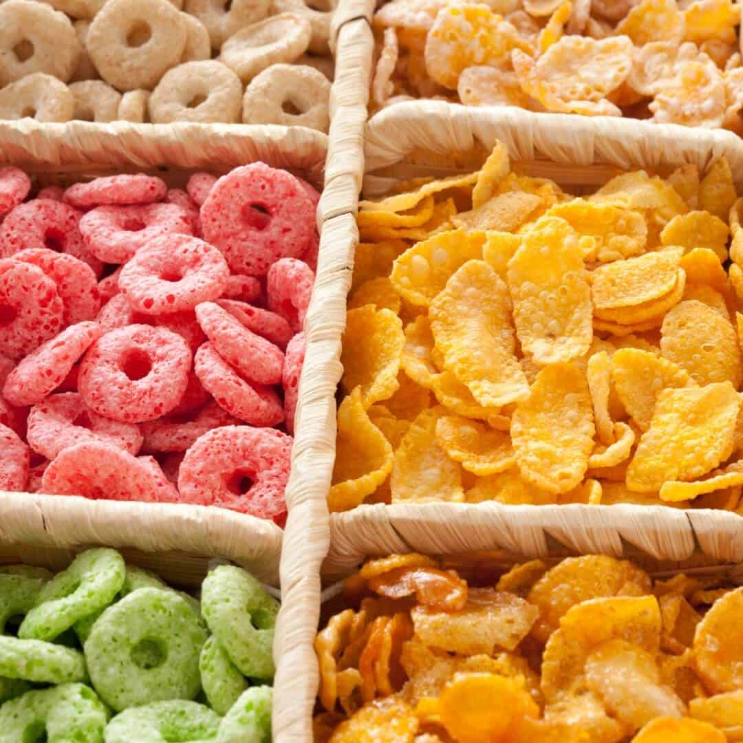 breakfast cereals are one of the Foods to avoid when losing belly fat 